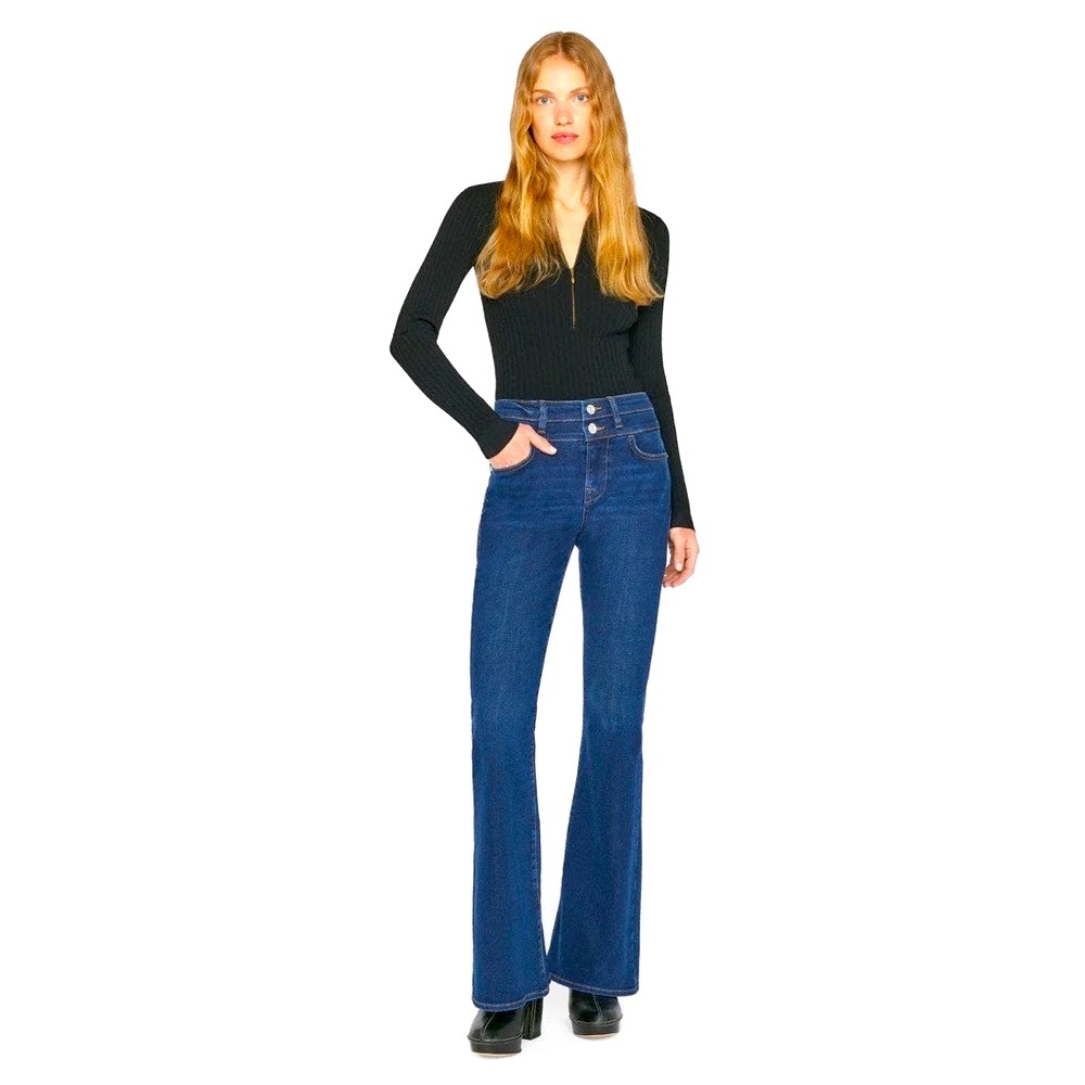 Frame double band jeans, high waistline in majesty. Size 27